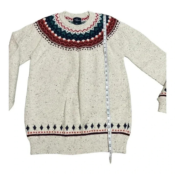 American Eagle Outfitters Cotton Blend Crew Neck Pull Over Sweater Mens Size LT - Picture 7 of 10